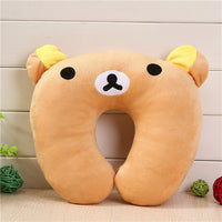 HKM-975379 Cartoon U-Shaped Neck Pillow for Travel and Office Use in Various Colors