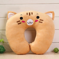 HKM-975379 Cartoon U-Shaped Neck Pillow for Travel and Office Use in Various Colors