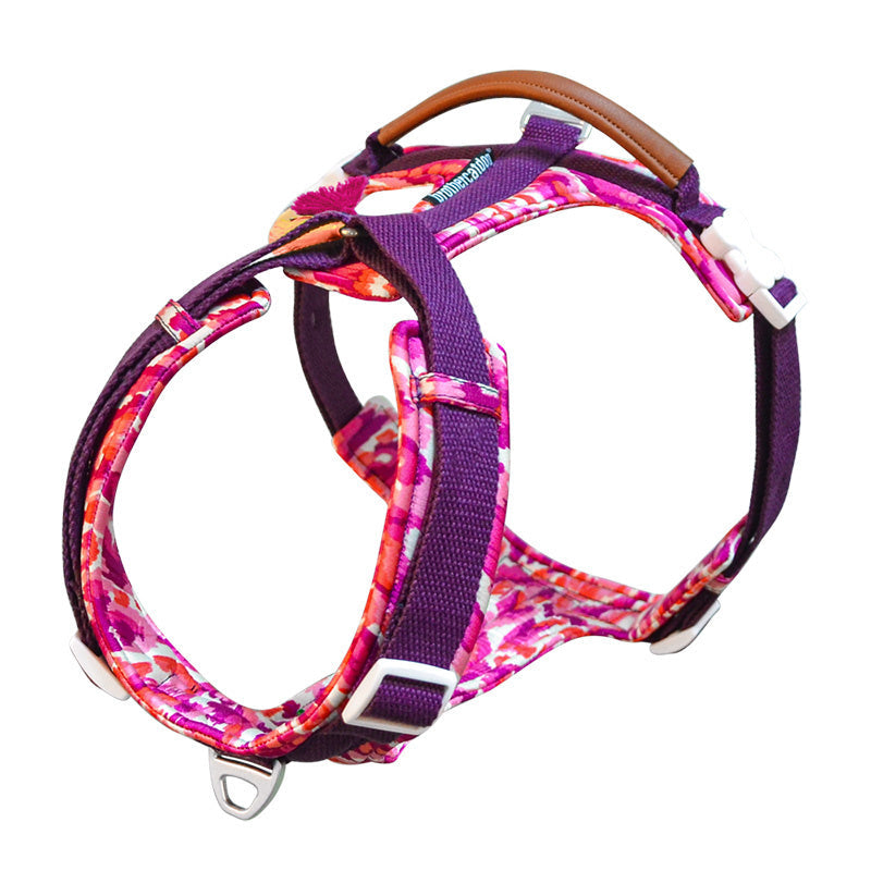 HKM-975443 Adjustable Dog Chest Strap for Medium and Large Breeds - Summer Comfort and Safety