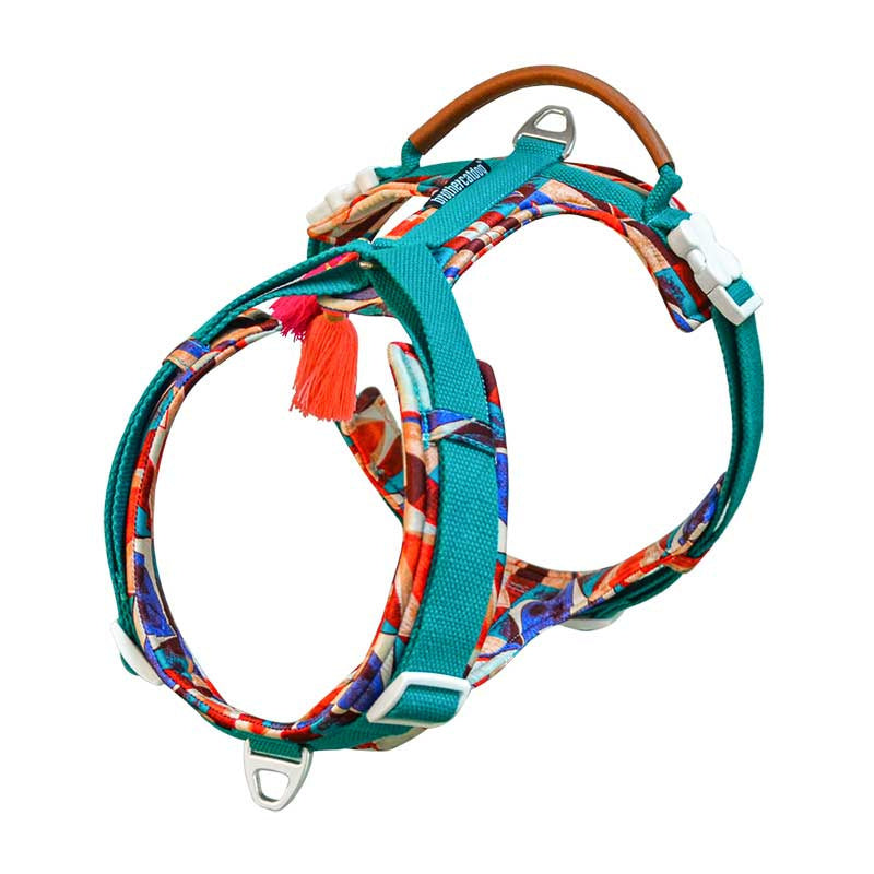 HKM-975443 Adjustable Dog Chest Strap for Medium and Large Breeds - Summer Comfort and Safety