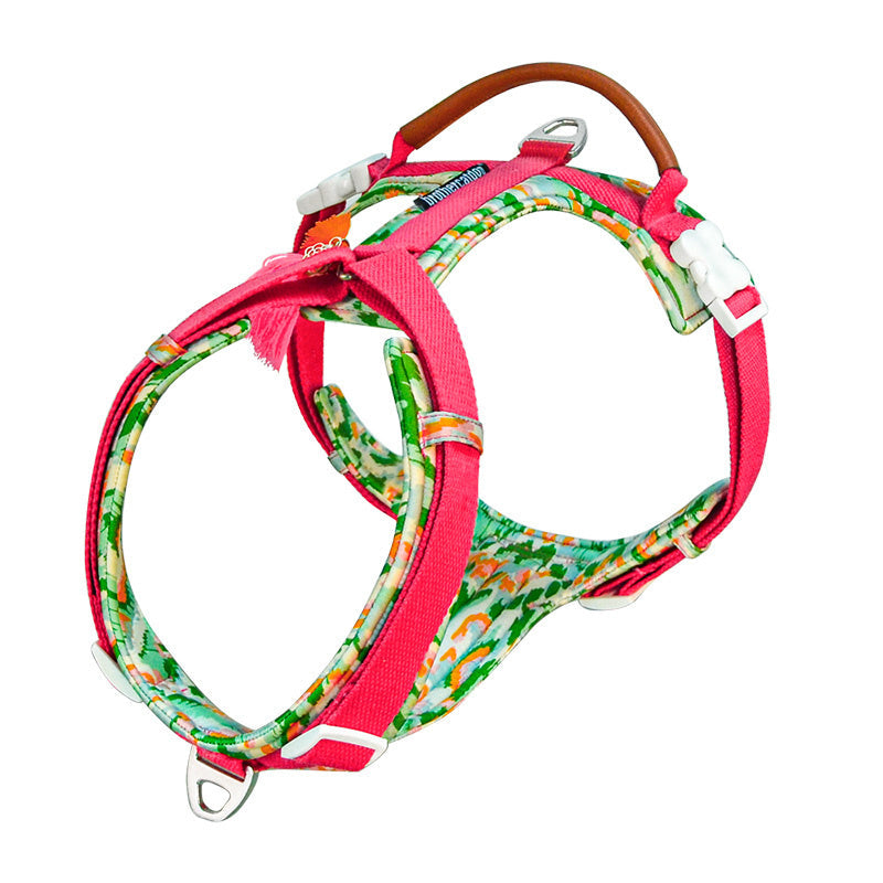 HKM-975443 Adjustable Dog Chest Strap for Medium and Large Breeds - Summer Comfort and Safety