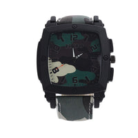HKM-975443 Outdoor Sports Camouflage Watch with Wine Barrel Dial for Men