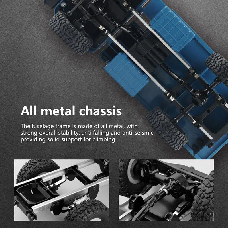 HKM-975507 1/16 Scale 4CH Electric RC Truck - High Speed Remote Control Vehicle for Kids Ages 5 and Up