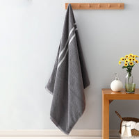 HKM-975507 Smart Sensor Cotton Bath Towel - 70cm x 140cm, 100% Cotton, Machine Washable, Ironable