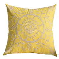 HKM-975635 American Country Style Hair Cushion Pillow Cover - Floral Design, 50x50cm, Cotton with PP Filling, Ideal for Living Room and Bedroom