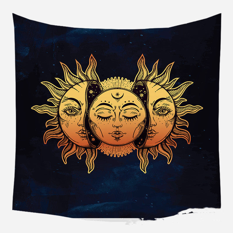 HKM-975635 European Medieval Decorative Hanging Cloth - Various Sizes in Plush and Brushed Textures