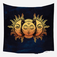 HKM-975635 European Medieval Decorative Hanging Cloth - Various Sizes in Plush and Brushed Textures