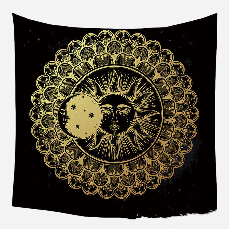 HKM-975635 European Medieval Decorative Hanging Cloth - Various Sizes in Plush and Brushed Textures