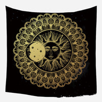 HKM-975635 European Medieval Decorative Hanging Cloth - Various Sizes in Plush and Brushed Textures