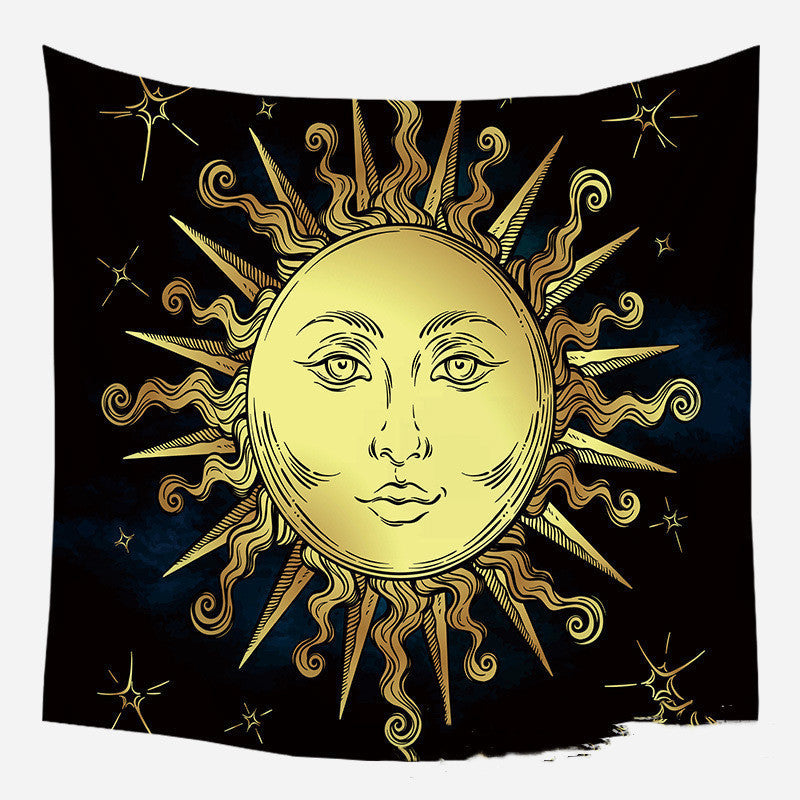 HKM-975635 European Medieval Decorative Hanging Cloth - Various Sizes in Plush and Brushed Textures