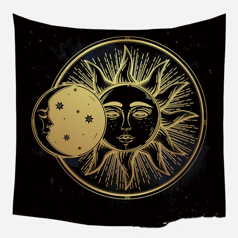 HKM-975635 European Medieval Decorative Hanging Cloth - Various Sizes in Plush and Brushed Textures