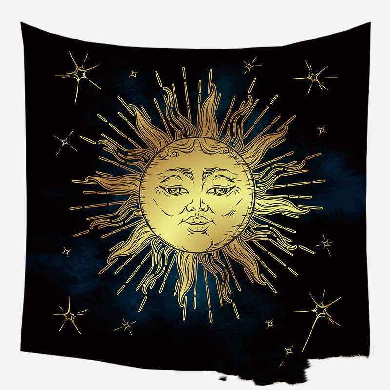 HKM-975635 European Medieval Decorative Hanging Cloth - Various Sizes in Plush and Brushed Textures