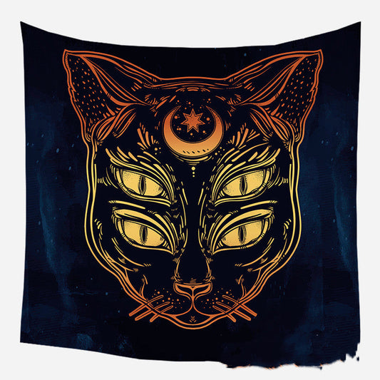 HKM-975635 European Medieval Decorative Hanging Cloth - Various Sizes in Plush and Brushed Textures