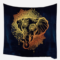 HKM-975635 European Medieval Decorative Hanging Cloth - Various Sizes in Plush and Brushed Textures