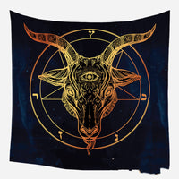HKM-975635 European Medieval Decorative Hanging Cloth - Various Sizes in Plush and Brushed Textures