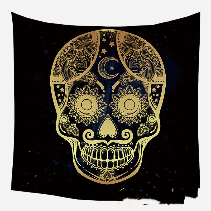 HKM-975635 European Medieval Decorative Hanging Cloth - Various Sizes in Plush and Brushed Textures
