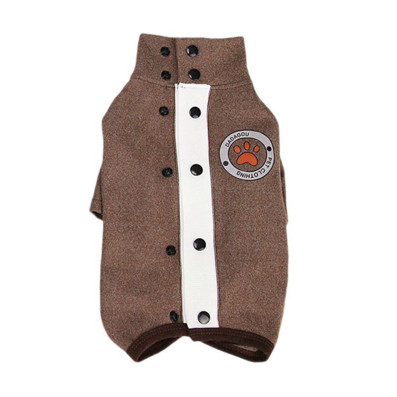 HKM-975699 Cozy Winter Teddy Jacket for Small Dogs - Warm Padded Vest with Adjustable Fit and Reflective Safety Features