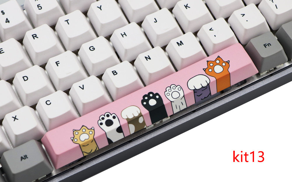 HKM-975955 6.25U PBT Five-Sided Sublimation Space Keycap for Mechanical Keyboards