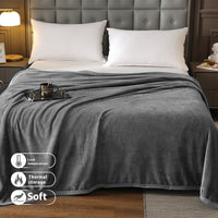 HKM-976083 Cozy Coral Flannel Milk Velvet Blanket in Various Sizes and Stylish Patterns