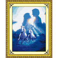 HKM-976083 Handmade Cross Stitch Craft Package - Sky Lover Design, European Style, 54x68cm