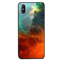 HKM-976339 Stylish Painted Glass Case for Red Rice S2 - Durable, Waterproof, and Scratch-Resistant