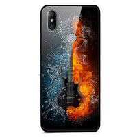 HKM-976339 Stylish Painted Glass Case for Red Rice S2 - Durable, Waterproof, and Scratch-Resistant
