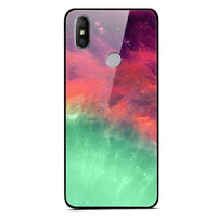 HKM-976339 Stylish Painted Glass Case for Red Rice S2 - Durable, Waterproof, and Scratch-Resistant