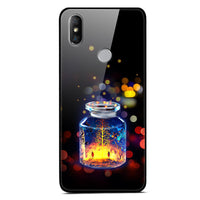 HKM-976339 Stylish Painted Glass Case for Red Rice S2 - Durable, Waterproof, and Scratch-Resistant