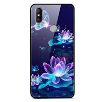 HKM-976339 Stylish Painted Glass Case for Red Rice S2 - Durable, Waterproof, and Scratch-Resistant