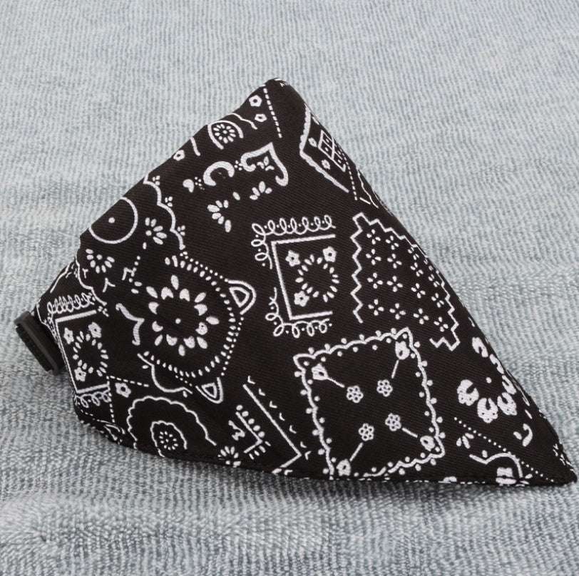 HKM-976403 Adjustable Neck Scarf Bandana for Dogs and Cats - Twill Cotton Pet Accessory