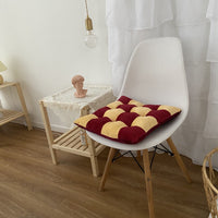 HKM-976403 Modern Thickened Pearl Cotton Dining Chair Cushion - 40x40cm, Plain Color Options