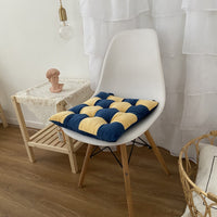 HKM-976403 Modern Thickened Pearl Cotton Dining Chair Cushion - 40x40cm, Plain Color Options