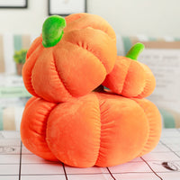 HKM-976531 Funny Pumpkin Plush Pillow - Soft PP Cotton, 30cm & 40cm Options, Ideal Halloween Decor