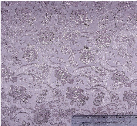 HKM-976915 Floral Jacquard Fabric for Home Decor and Costume Design - 100% Polyester, 150cm Wide