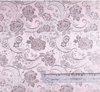 HKM-976915 Floral Jacquard Fabric for Home Decor and Costume Design - 100% Polyester, 150cm Wide