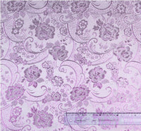 HKM-976915 Floral Jacquard Fabric for Home Decor and Costume Design - 100% Polyester, 150cm Wide