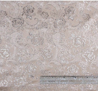 HKM-976915 Floral Jacquard Fabric for Home Decor and Costume Design - 100% Polyester, 150cm Wide