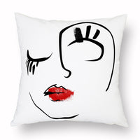 HKM-976915 Modern Simple 45*45CM Polyester Fiber Plush Pillowcase - No Pillow Core