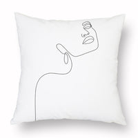 HKM-976915 Modern Simple 45*45CM Polyester Fiber Plush Pillowcase - No Pillow Core