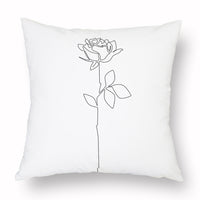 HKM-976915 Modern Simple 45*45CM Polyester Fiber Plush Pillowcase - No Pillow Core