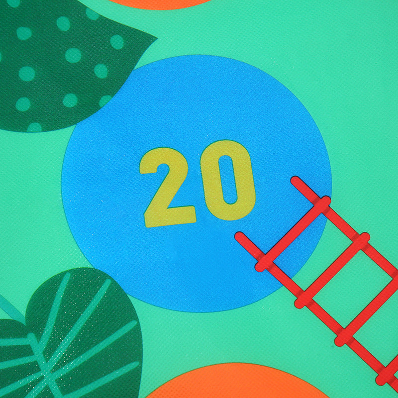 HKM-976915 Non-Slip Educational Crawling and Climbing Mat for Infants - 1.3x1.6m Fabric Play Area