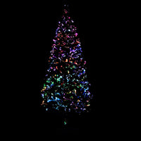 HKM-977043 120 cm Artificial Christmas Tree with Multi-Color Lights and Stand
