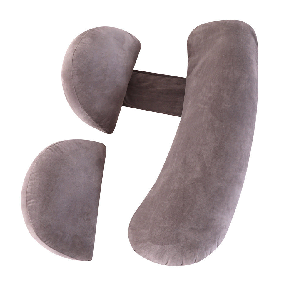 HKM-977043 Maternity U-Shape Support Pillow - Adjustable Multi-Functional Pregnancy and Nursing Cushion