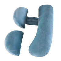 HKM-977043 Maternity U-Shape Support Pillow - Adjustable Multi-Functional Pregnancy and Nursing Cushion