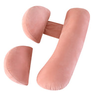 HKM-977043 Maternity U-Shape Support Pillow - Adjustable Multi-Functional Pregnancy and Nursing Cushion