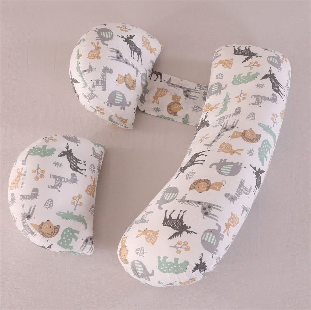 HKM-977043 Maternity U-Shape Support Pillow - Adjustable Multi-Functional Pregnancy and Nursing Cushion