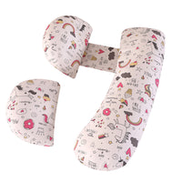 HKM-977043 Maternity U-Shape Support Pillow - Adjustable Multi-Functional Pregnancy and Nursing Cushion