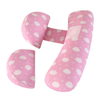 HKM-977043 Maternity U-Shape Support Pillow - Adjustable Multi-Functional Pregnancy and Nursing Cushion