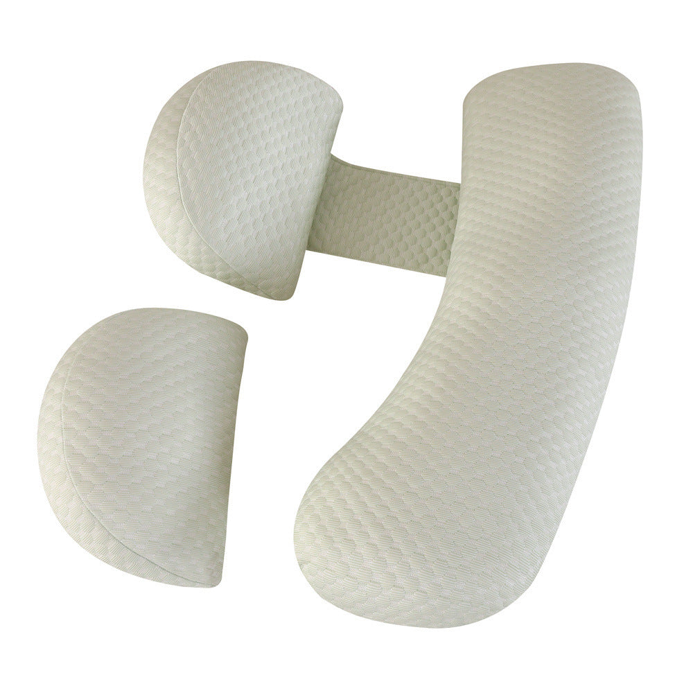 HKM-977043 Maternity U-Shape Support Pillow - Adjustable Multi-Functional Pregnancy and Nursing Cushion
