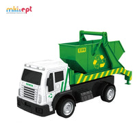 HKM-977043 Stylish Green Remote Control Sanitation Truck Toy for Ages 2 to 7